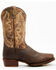 Image #2 - Dan Post Men's Western Performance Boots - Broad Square Toe, Chocolate, hi-res