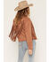 Image #4 - Idyllwind Women's Breckston Faux Suede Fringe Jacket, Bark, hi-res