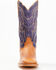 Image #4 - Cody James Men's Tomahawk Western Boots - Broad Square Toe , Blue, hi-res