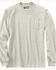 Image #2 - Carhartt Men's Relaxed Fit Heavyweight Long Sleeve Graphic Work T-Shirt, Taupe, hi-res