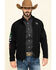 Image #2 - Ariat Men's Mexico Flag Team Softshell Jacket, Black, hi-res