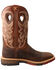 Image #2 - Twisted X Men's Waterproof Western Work Boots - Alloy Toe, Brown, hi-res