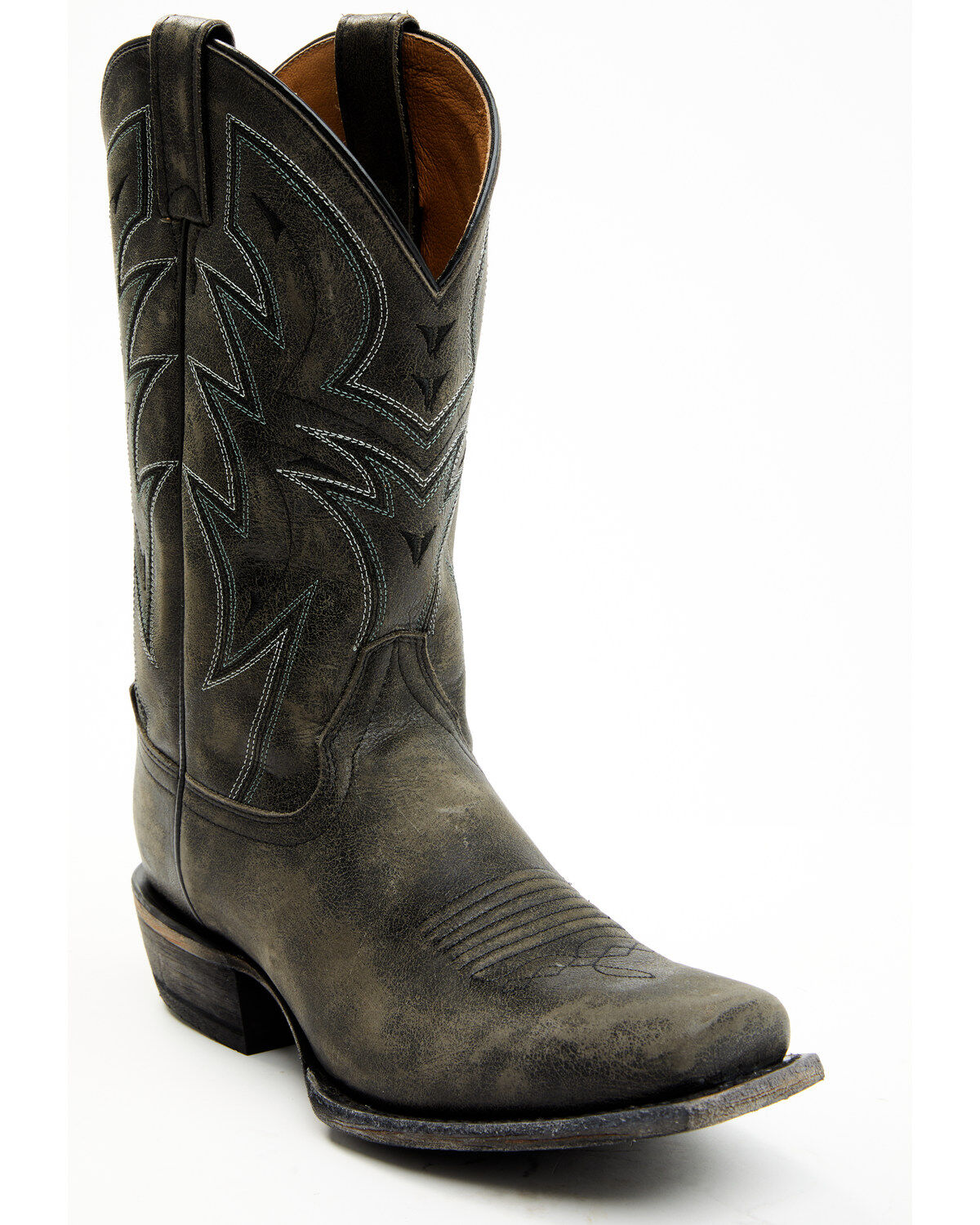 Image #1 - Moonshine Spirit&reg; Men's Kelsey Western Boots - Broad Square Toe, Black, hi-res