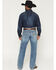 Image #3 - Cinch Men's Grant Light Acid Wash Relaxed Bootcut Rigid Denim Jeans, Indigo, hi-res