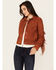 Image #1 - Idyllwind Women's Wynbrook Fringe Suede Jacket , Caramel, hi-res