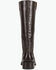 Image #5 - Frye Women's Viv Riding Boots - Round Toe, Dark Brown, hi-res