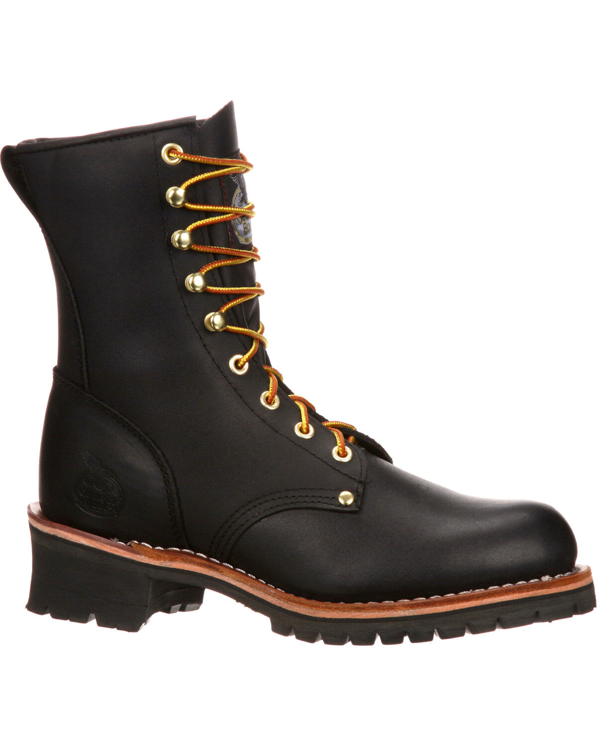 Georgia Boot Men's Logger Work Boots - Soft Toe, Black, hi-res