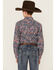 Image #4 - Cinch Boys' Paisley Print Long Sleeve Button-Down Western Shirt, Grey, hi-res