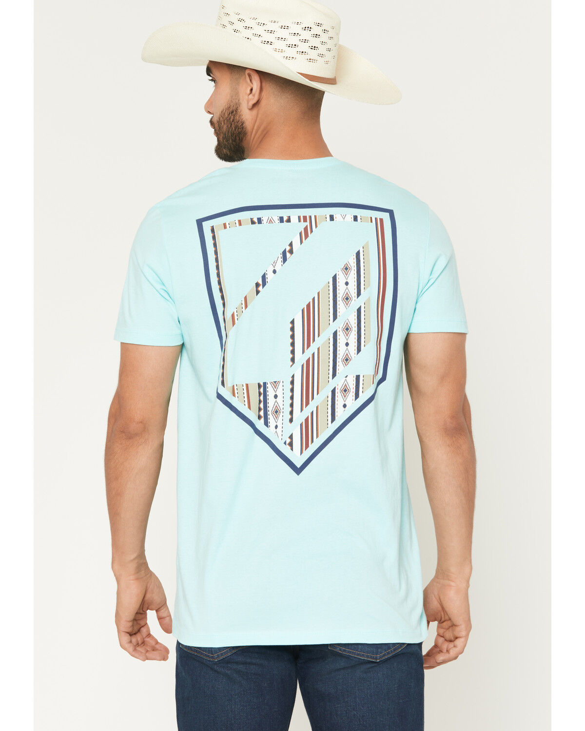 Image #1 - RANK 45&reg; Men's Breaking Barriers Short Sleeve Graphic T-Shirt, Mint, hi-res