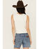 Image #4 - White Crow Women's Golden West Graphic Muscle Tank, Ivory, hi-res
