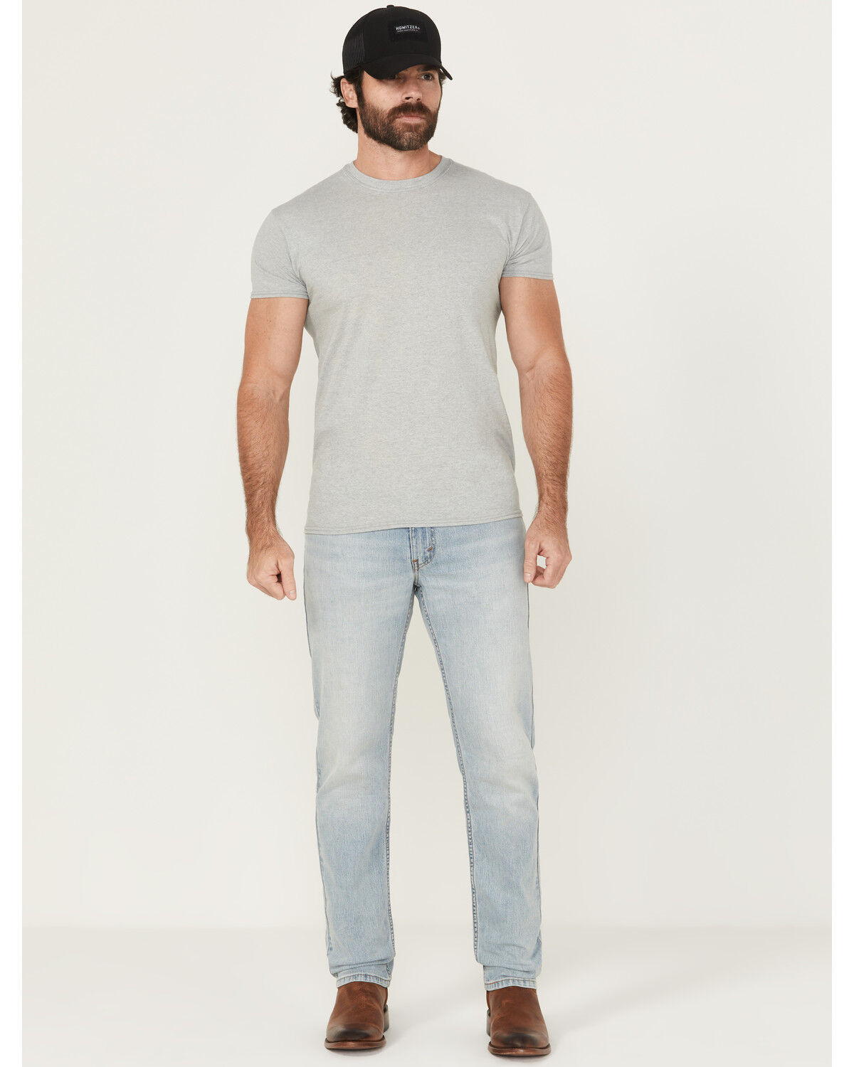 Image #1 - Levi's Men's 511&reg; Open Doors Light Wash Slim Straight Stretch Denim Jeans, Light Wash, hi-res