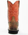 Image #5 - Cody James Men's Mustang Pull-On Waterproof Work Boots - Composite Toe, Orange, hi-res