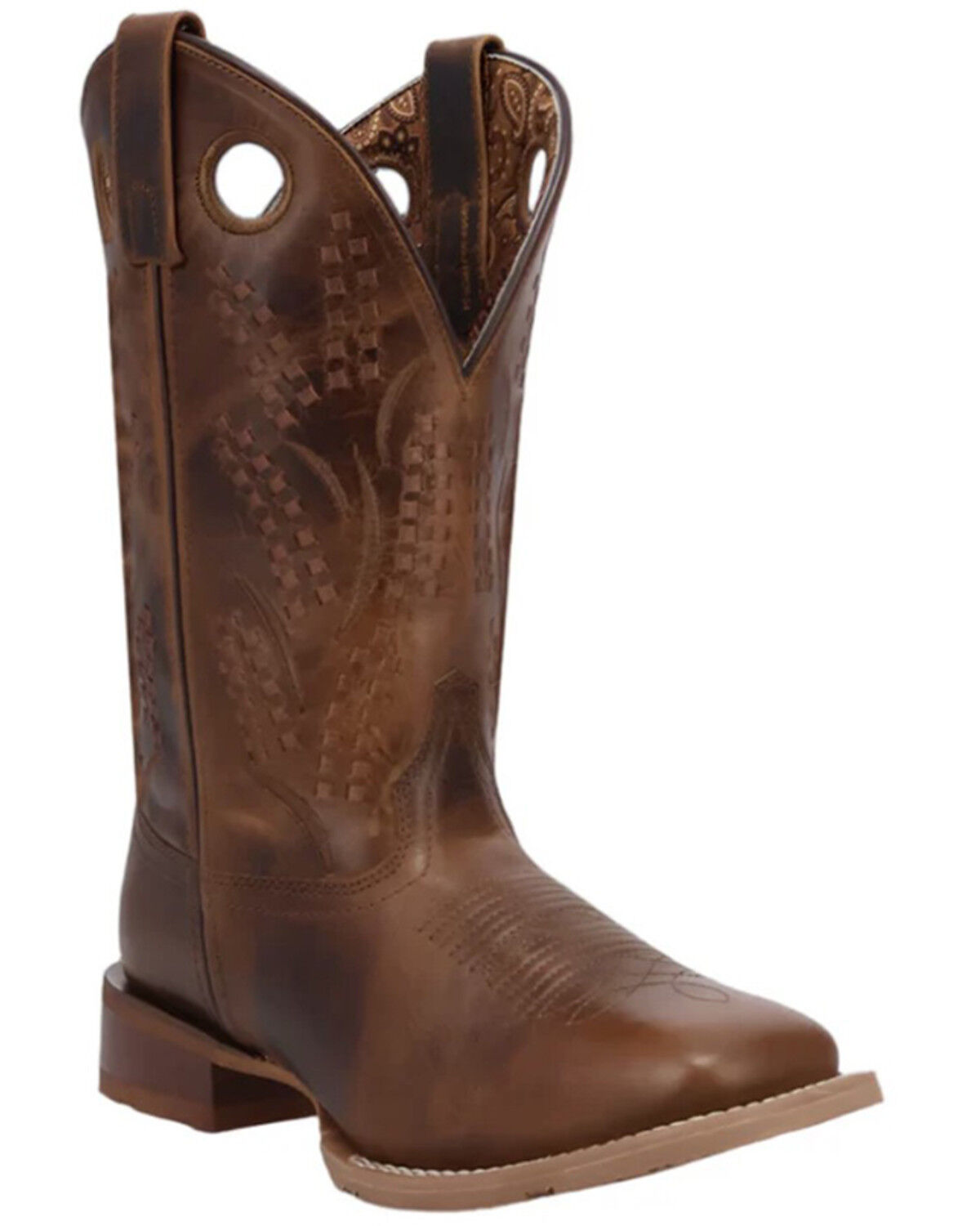 Image #1 - Laredo Women's Dream Weaver Performance Western Boots - Broad Square Toe, Brown, hi-res
