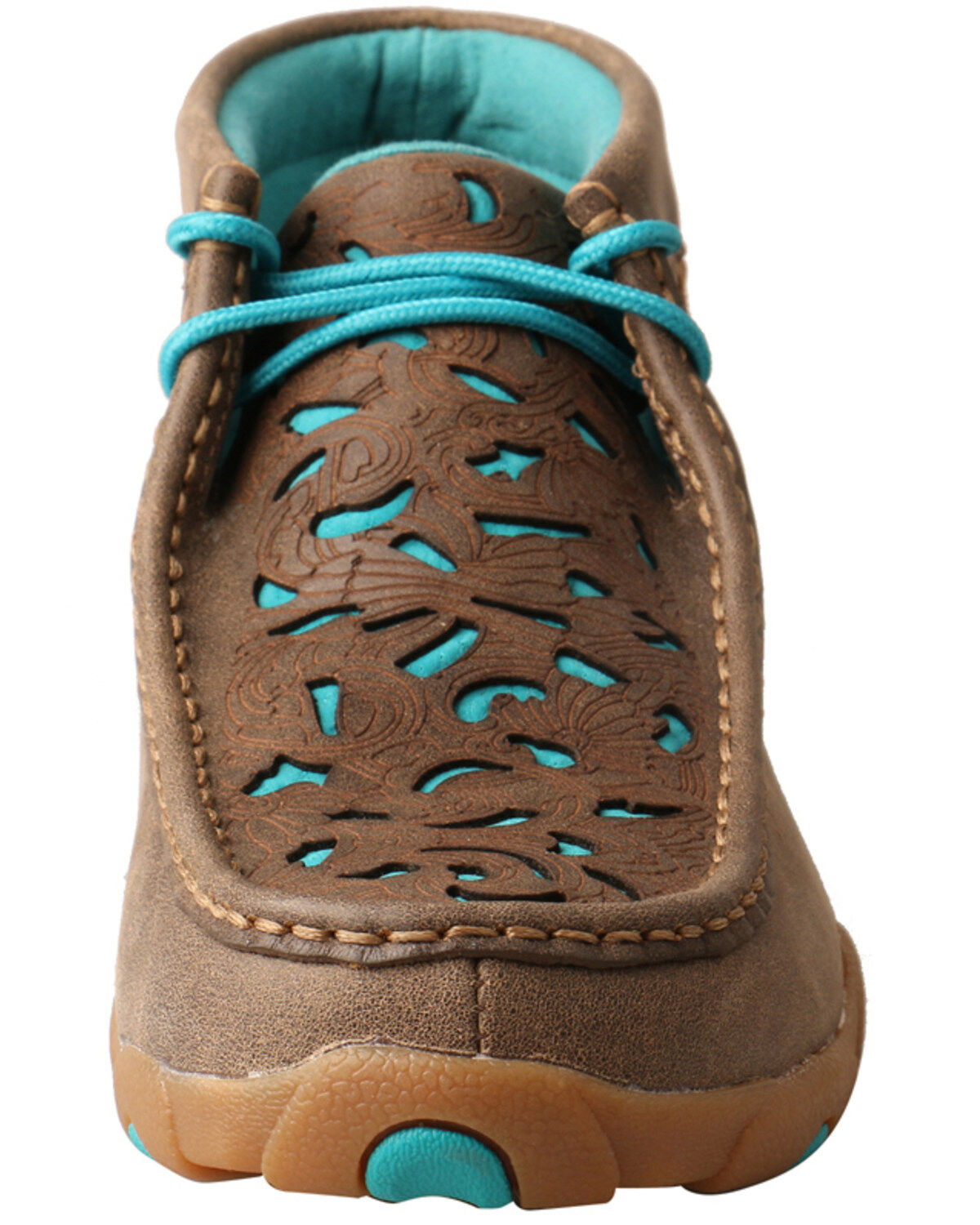 Image #5 - Twisted X Women's Chukka Driving Mocs, Brown, hi-res