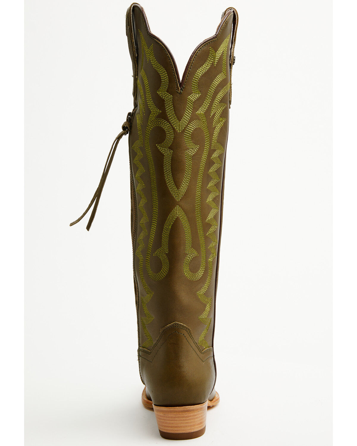 Image #5 - Dan Post Women's Heartland Tall Western Boots - Snip Toe, Olive, hi-res