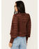 Image #4 - Miss Me Women's Open Weave Cardigan , Brown, hi-res