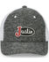 Image #1 - Justin Men's Heather Gray & White Logo Patch Mesh-Back Ball Cap, Heather Grey, hi-res