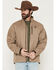 Image #1 - Cinch Men's Bonded Softshell Jacket, Stone, hi-res