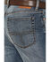 Image #4 - Blue Ranchwear Men's Dorado Wash Bronson Slim Straight Stretch Denim Jeans, Medium Wash, hi-res