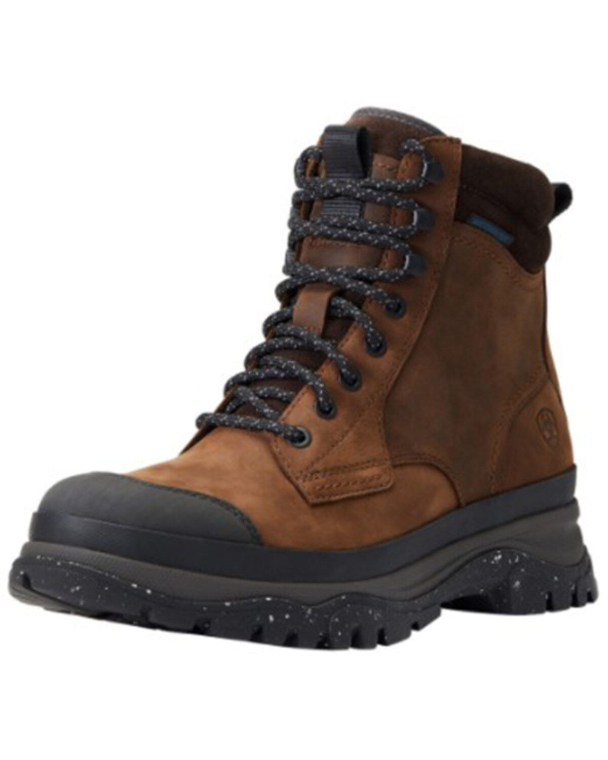 Ariat Men's Moresby Waterproof Lace-Up English Ridng Boots - Round Toe, Brown, hi-res