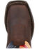 Image #6 - Durango Boys' Americana Western Boots - Broad Square Toe, Dark Brown, hi-res