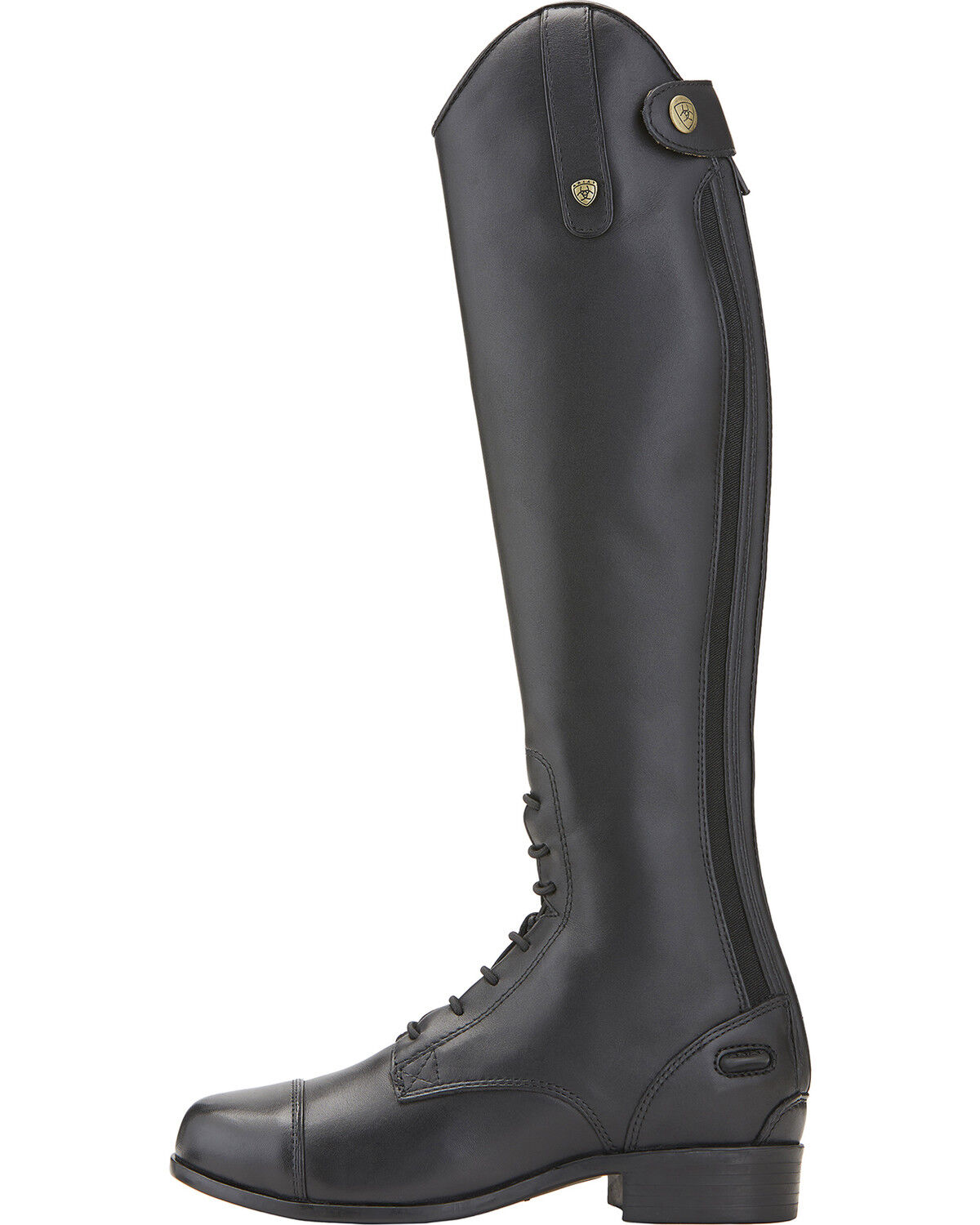 Image #2 - Ariat Kids' Heritage Contour Field Riding Boots - Round Toe, Black, hi-res