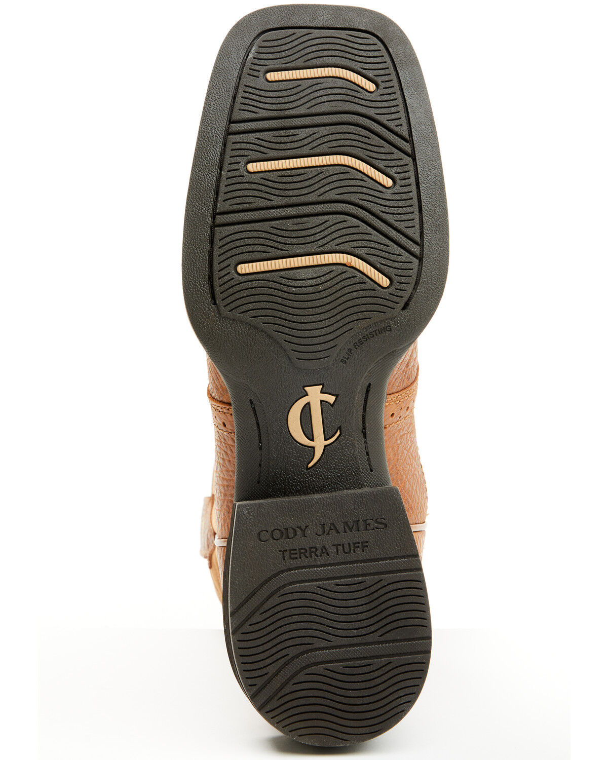 Image #7 - Cody James Men's Force Performance Western Boots - Broad Square Toe, Brown, hi-res
