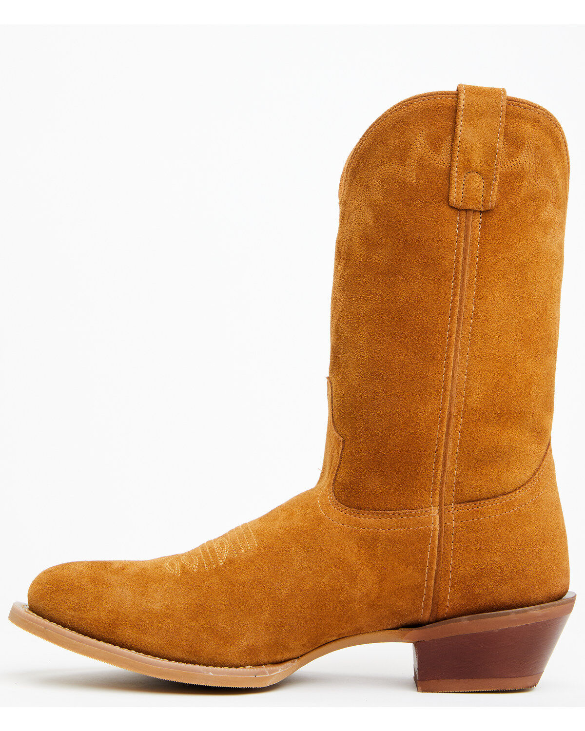 Image #3 - Laredo Men's Larkin Suede Water Resistant Performance Western Boots - Round Toe, Honey, hi-res