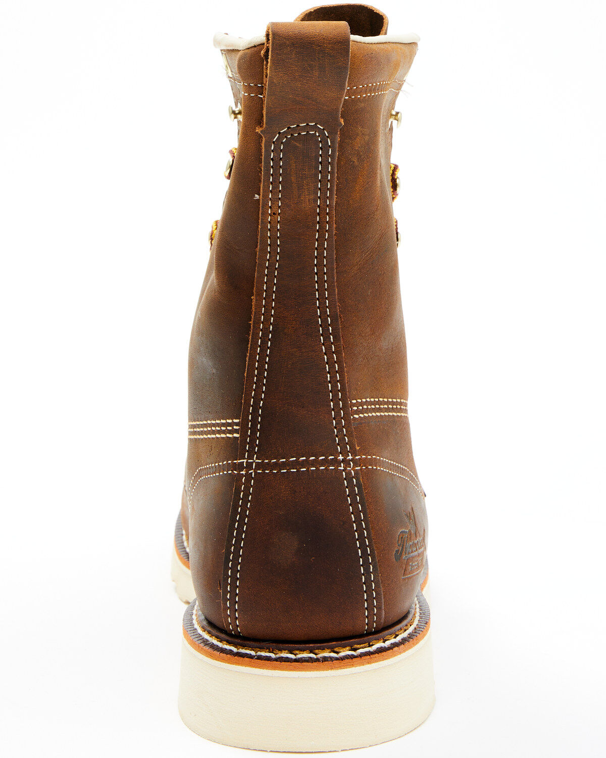 Image #5 - Thorogood Men's 8" American Heritage MAXWear Wedge&trade; Moc Work Boots - Steel Toe, Brown, hi-res