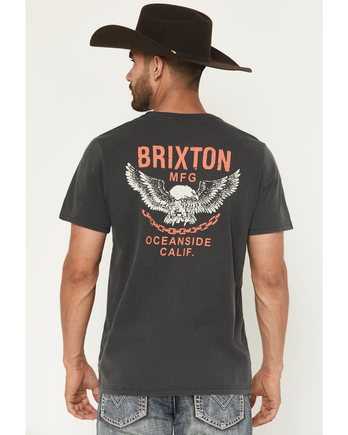 Image #1 - Brixton Men's Waller Logo Short Sleeve Graphic T-Shirt, , hi-res