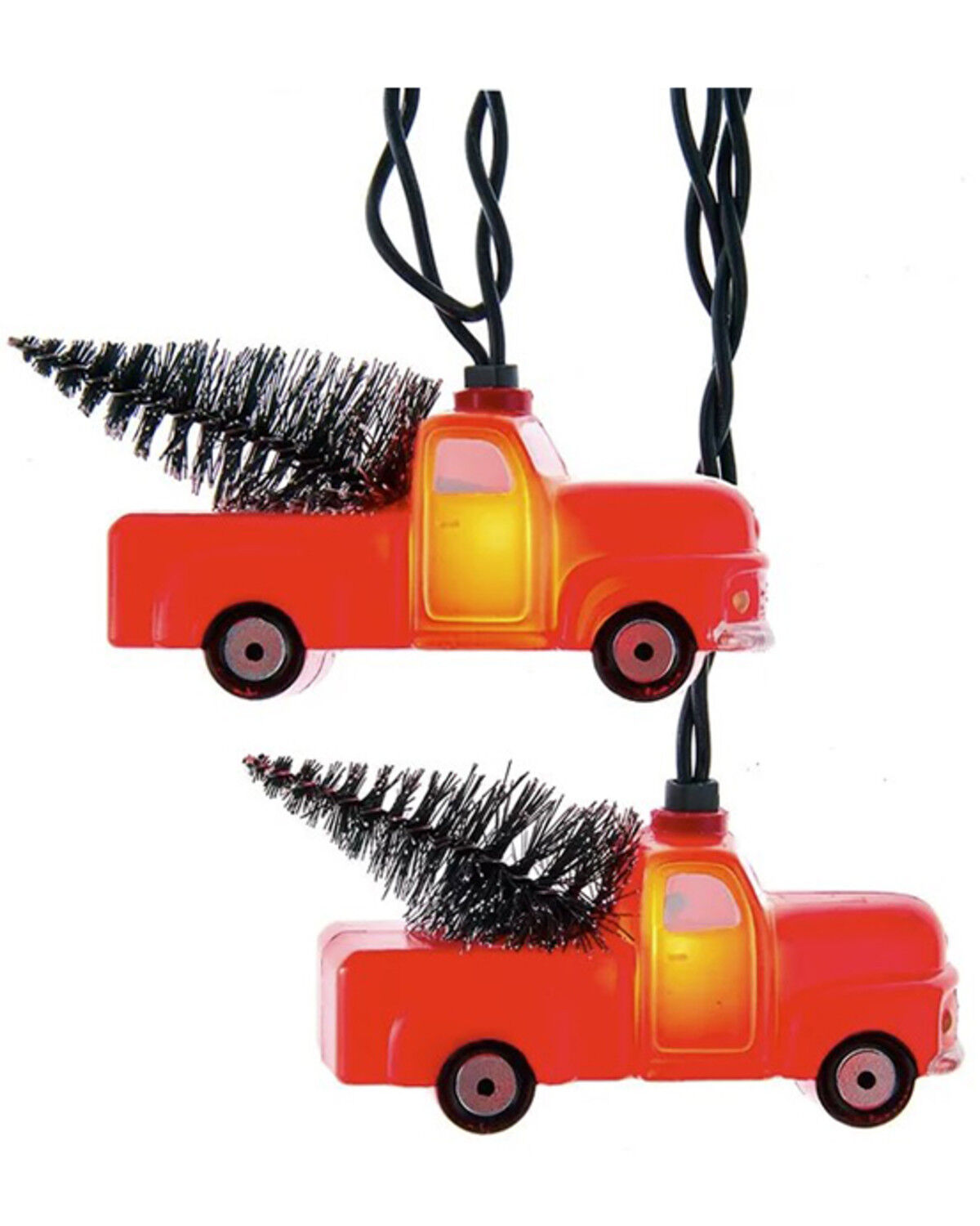 Image #1 - Kurt Adler 9' UL 10L Red Pick-Up Truck Light Set, Multi, hi-res