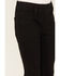 Image #2 - Shyanne Little Girls' Pull-On Super Stretch Denim Flare Jeans, Black, hi-res