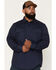 Image #1 - Hawx Men's All Out Solid Twill Long Sleeve Button-Down Work Shirt - Tall, Navy, hi-res
