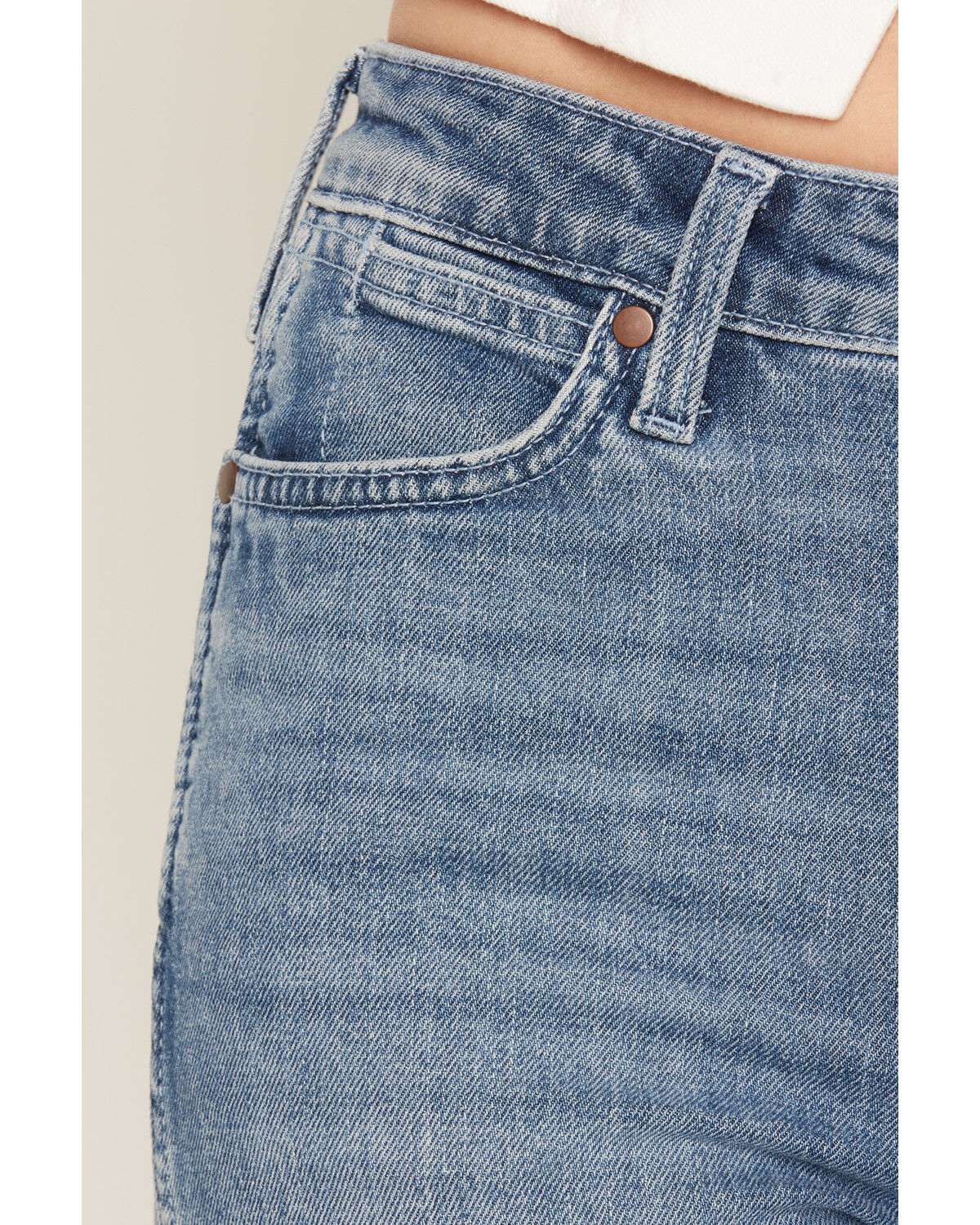 Image #2 - Wrangler Retro Women's Liberty Medium Wash High Rise Bailey Bootcut Stretch Denim Jeans, Medium Wash, hi-res