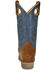 Image #5 - Smoky Mountain Boys' Whichita Western Boots - Square Toe, Brown/blue, hi-res