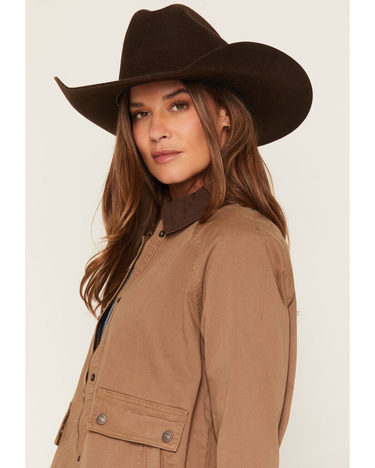 Image #2 - Shyanne Women's Otter Barn Jacket, Brown, hi-res