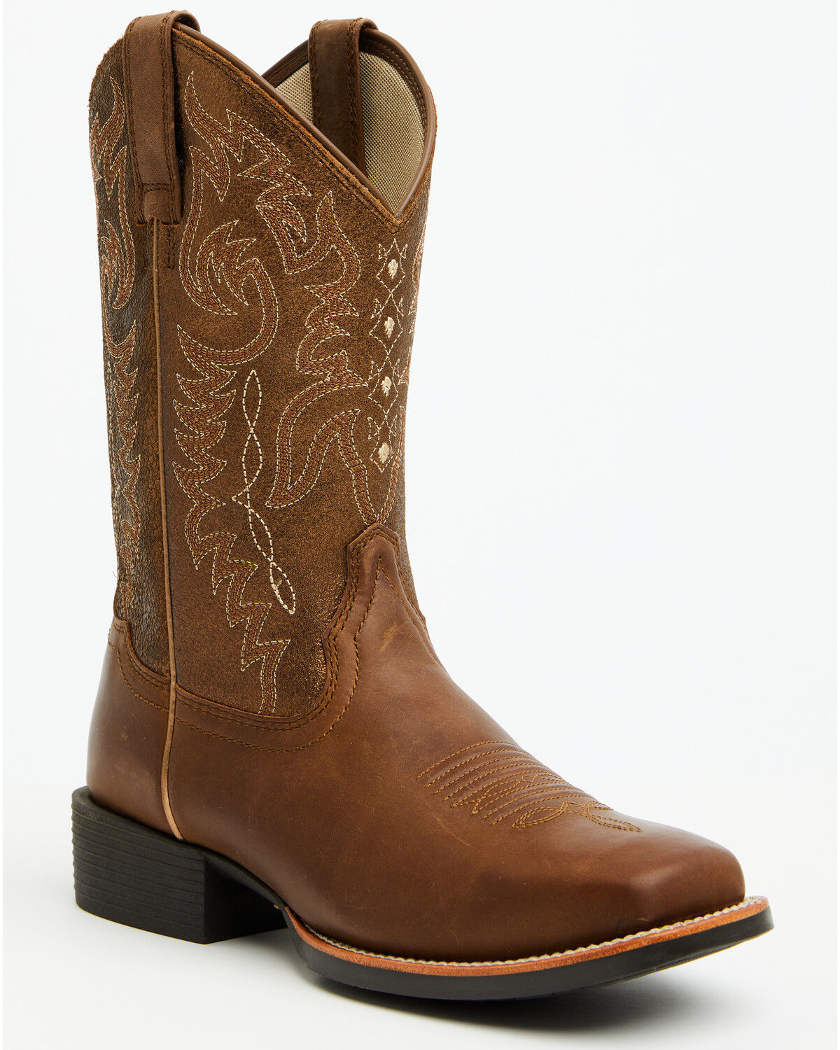 Image #1 - Shyanne Women's Sidney Performance Western Boots - Broad Square Toe, Brown, hi-res