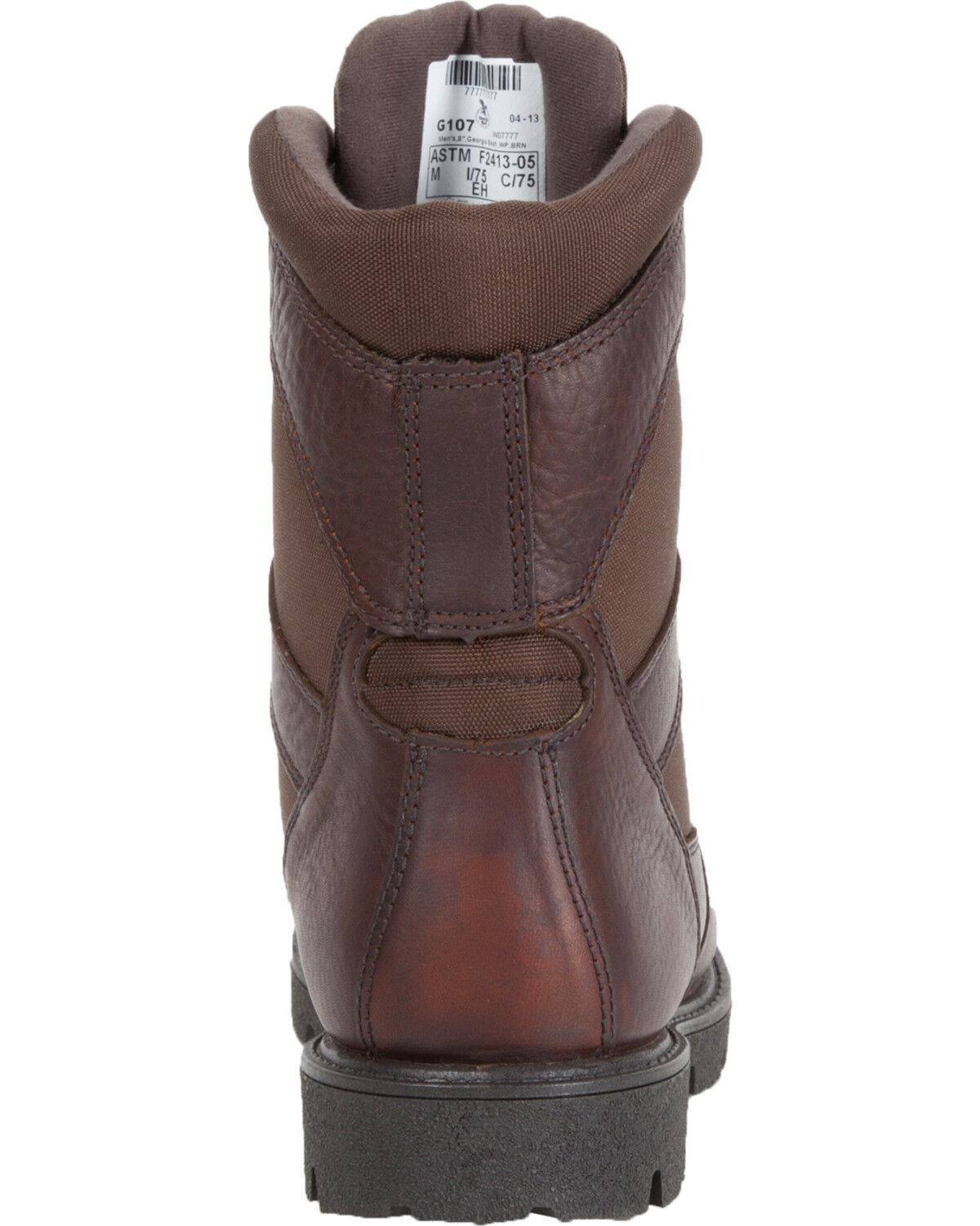 Image #12 - Georgia Men's Homeland Steel Toe Waterproof Work Boots, Brown, hi-res