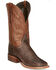 Image #1 - Tony Lama Men's Rowel Safari Cowhide Leather Western Boots - Square Toe, Brown, hi-res