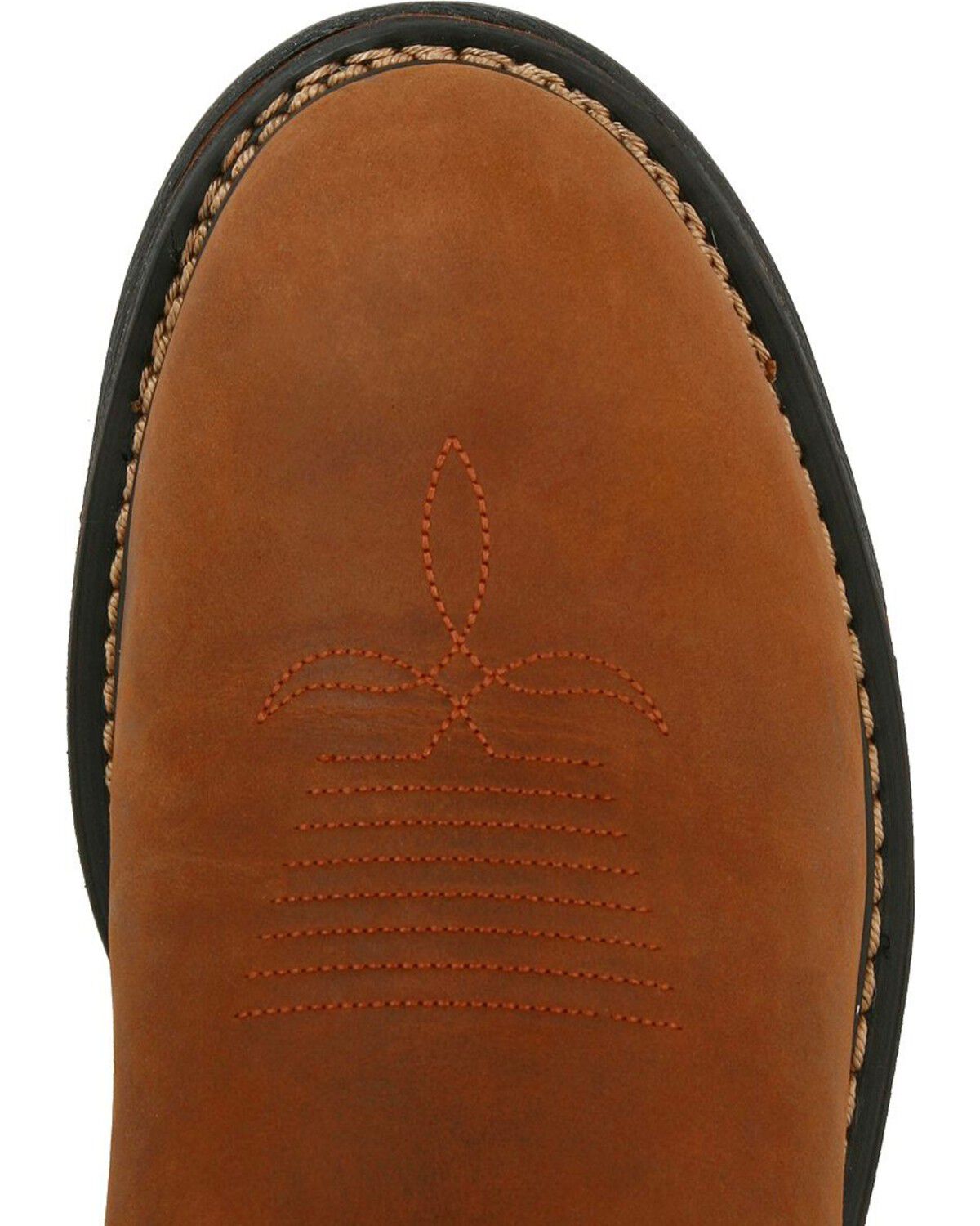 Image #6 - Rocky Men's Branson Roper Waterproof Western Boots, Distressed, hi-res