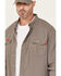 Image #2 - Lapco Men's FR Modern Uniform Long Sleeve Button-Down Work Shirt, Grey, hi-res