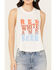 Image #3 - White Crow Women's Red, White and Beer Graphic Tank, , hi-res