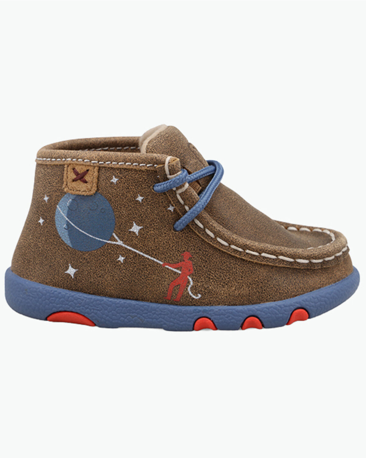 Image #2 - Twisted X Infant Boys' Chukka Driving Mocs, Brown, hi-res