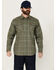 Image #1 - Ariat Men's FR Sawtooth Retro Plaid Print Long Sleeve Snap Work Shirt, Green, hi-res