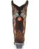 Image #3 - Corral Women's Floral Embroidered Western Boots - Snip Toe, Chocolate, hi-res