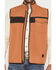 Image #3 - RANK 45&reg; Men's Alta Vista Color Block Softshell Vest, Rust Copper, hi-res