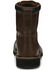 Image #4 - Justin Men's Stampede Lace-Up Work Boots - Soft Toe, Brown, hi-res