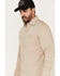 Image #2 - Resistol Men's Avon Dobby Solid Button Down Western Shirt , Tan, hi-res