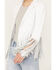 Image #3 - Cripple Creek Women's Cropped Fringe Jacket , White, hi-res