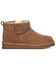 Image #2 - Bearpaw Girls' Shorty Casual Boots - Round Toe, Brown, hi-res